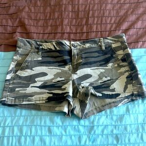 Express Shortie Low Rise Shorts